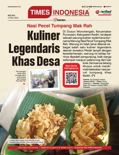 Edisi Selasa,13 Mei 2025: E-Koran, Bacaan Positif Masyarakat 5.0