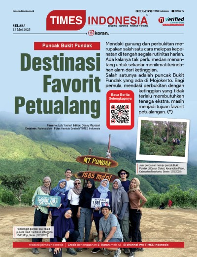 Edisi Selasa,13 Mei 2025: E-Koran, Bacaan Positif Masyarakat 5.0
