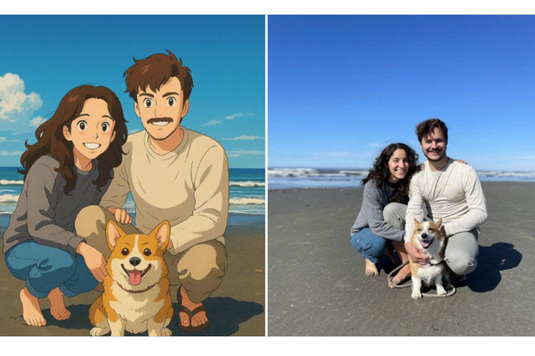 Ilustrasi foto Ghibli. (Foto: Istimewa)