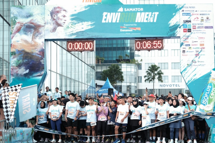 Samator EnviRUNment 2.0 Ajak Masyarakat Hidup Sehat dan Cinta Lingkungan
