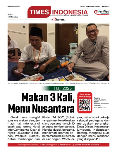Edisi Rabu, 14 Mei 2025: E-Koran, Bacaan Positif Masyarakat 5.0