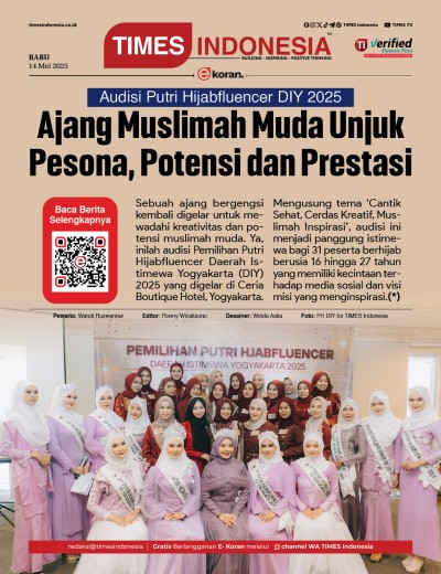 Edisi Rabu, 14 Mei 2025: E-Koran, Bacaan Positif Masyarakat 5.0