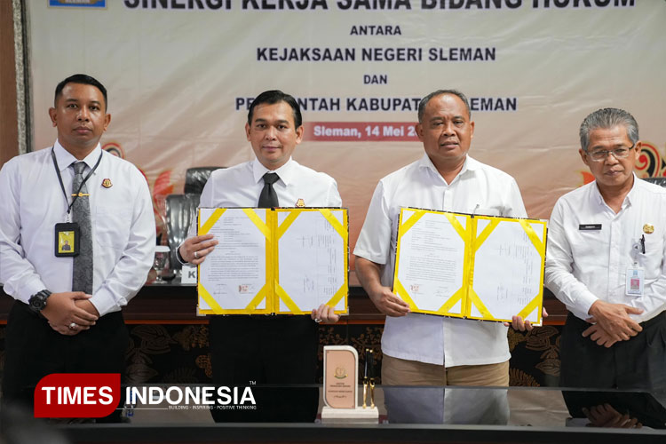 Pemkab Sleman Gandeng Kejari Sleman Perkuat Layanan Hukum Lewat Penandatanganan MoU