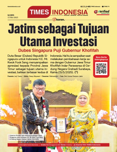 Edisi Kamis, 15 Mei 2025: E-Koran, Bacaan Positif Masyarakat 5.0