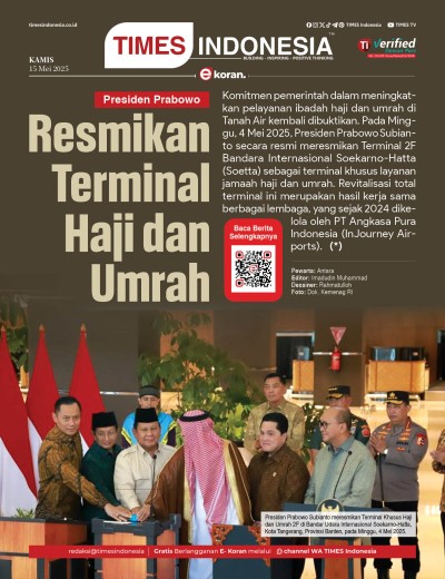 Edisi Kamis, 15 Mei 2025: E-Koran, Bacaan Positif Masyarakat 5.0