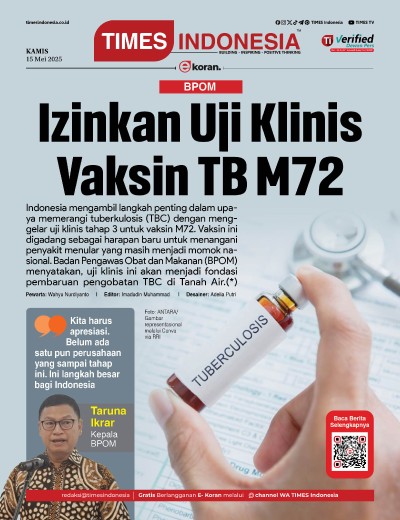 Edisi Kamis, 15 Mei 2025: E-Koran, Bacaan Positif Masyarakat 5.0