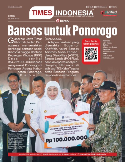 Edisi Kamis, 15 Mei 2025: E-Koran, Bacaan Positif Masyarakat 5.0