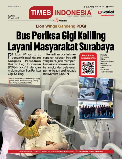 Edisi Kamis, 15 Mei 2025: E-Koran, Bacaan Positif Masyarakat 5.0