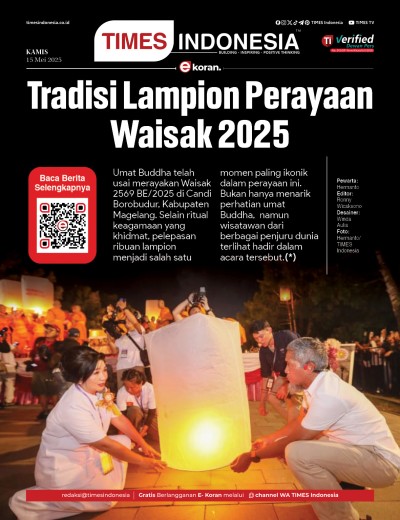 Edisi Kamis, 15 Mei 2025: E-Koran, Bacaan Positif Masyarakat 5.0