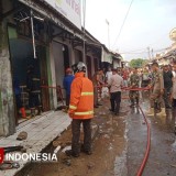 Kebakaran Hanguskan 16 Kios di Pasar Rajagaluh Majalengka