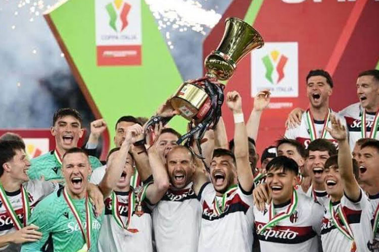 Gol Ndoye Bawa Bologna Taklukkan Milan di Final Coppa Italia