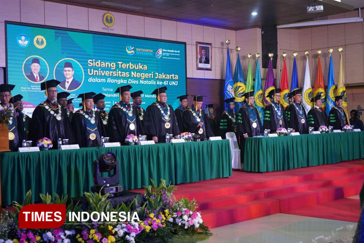 UNJ Gelar Sidang Terbuka dalam Rangkaian Dies Natalis ke-61 Tahun (15/05/25). (FOTO: dok. UNJ)