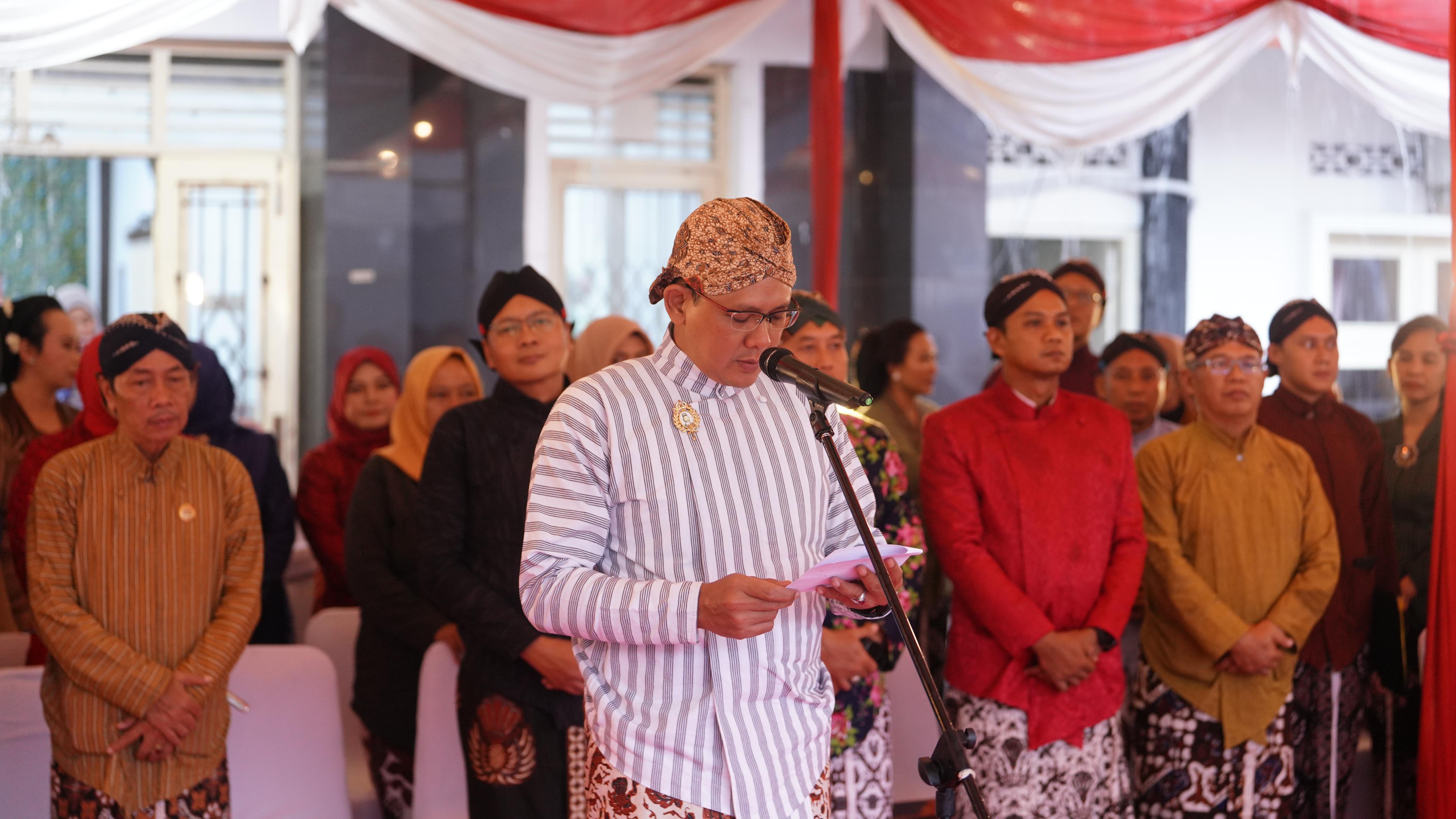 Wakil Bupati atau Wabup Sleman, Danang Maharsa ketika memimpin upacara peringatan Hari Jadi ke-109 Kabupaten Sleman. (Foto: Humas Pemkab Sleman for TIMES Indonesia)