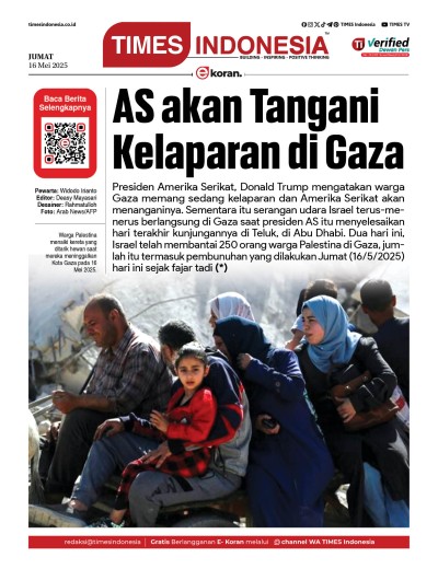 Edisi Jumat,16 Mei 2025: E-Koran, Bacaan Positif Masyarakat 5.0