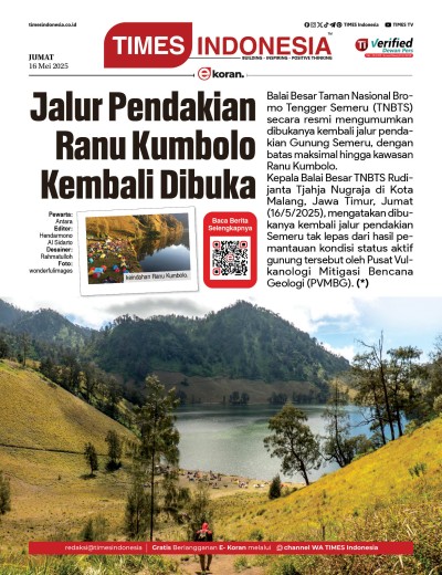 Edisi Jumat,16 Mei 2025: E-Koran, Bacaan Positif Masyarakat 5.0