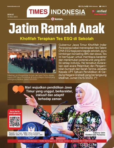 Edisi Jumat, 16 Mei 2025: E-Koran, Bacaan Positif Masyarakat 5.0