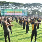 Soliditas serta Kebersamaan Kodim dan Polres Ponorogo Dikemas dalam Olahraga