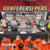Polresta Malang Kota Ungkap 24 Kasus dalam Dua Pekan, Ada Kelompok Gangster Ditangkap