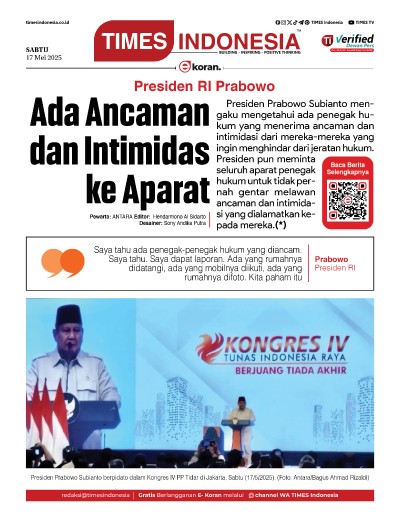 	Edisi Sabtu, 17 Mei 2025: E-Koran, Bacaan Positif Masyarakat 5.0