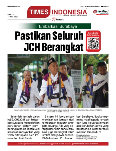 	Edisi Sabtu, 17 Mei 2025: E-Koran, Bacaan Positif Masyarakat 5.0