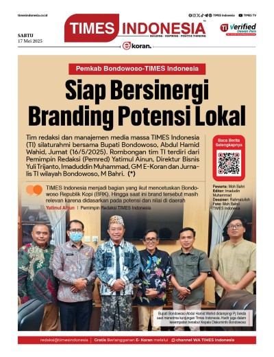 Edisi Sabtu, 17 Mei 2025: E-Koran, Bacaan Positif Masyarakat 5.0