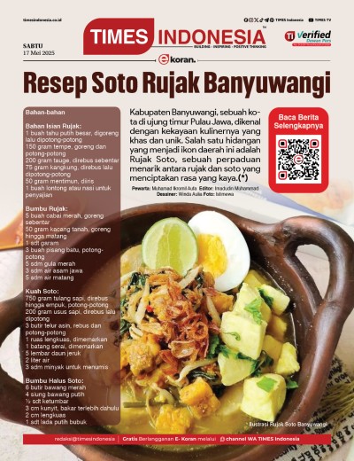 	Edisi Sabtu, 17 Mei 2025: E-Koran, Bacaan Positif Masyarakat 5.0