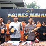 Operasi Pekat, 36 Tersangka Premanisme dan Kekerasan Diringkus Polres Malang