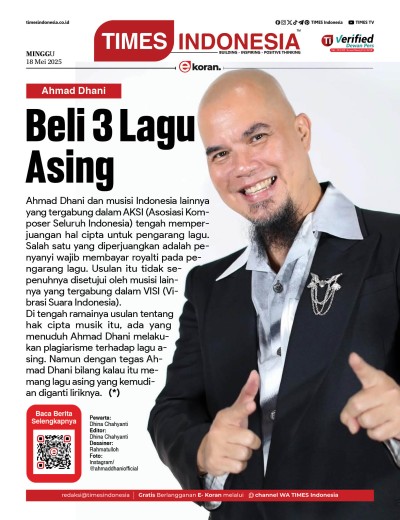 Edisi Minggu,18 Mei 2025: E-Koran, Bacaan Positif Masyarakat 5.0