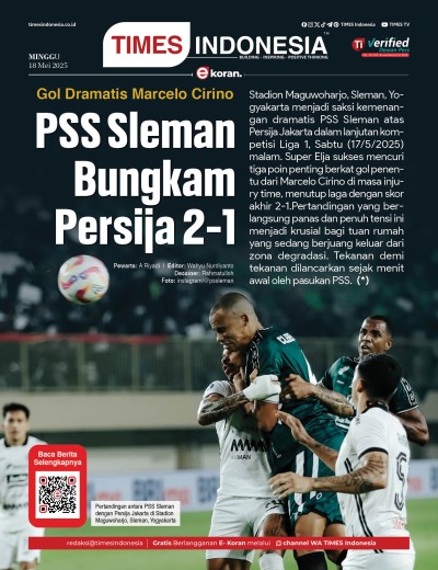 Edisi Minggu,18 Mei 2025: E-Koran, Bacaan Positif Masyarakat 5.0