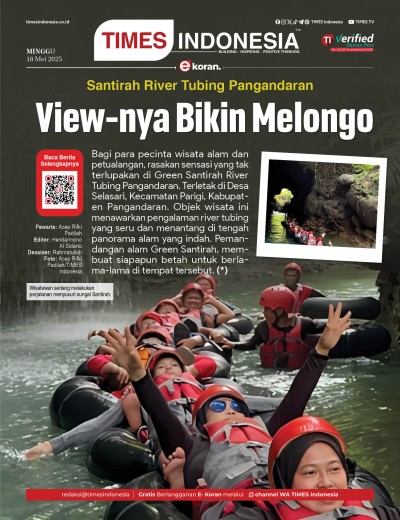 Edisi Minggu,18 Mei 2025: E-Koran, Bacaan Positif Masyarakat 5.0
