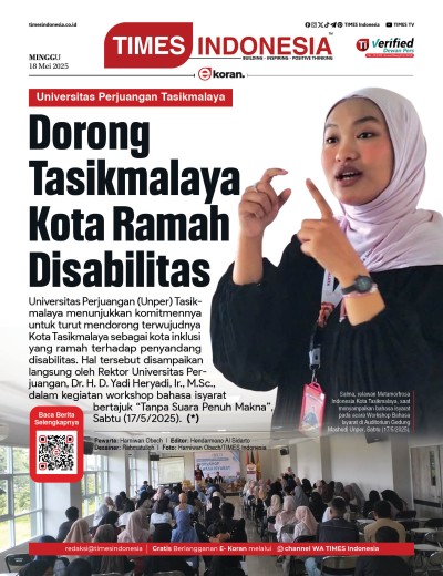 Edisi Minggu,18 Mei 2025: E-Koran, Bacaan Positif Masyarakat 5.0