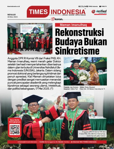 	Edisi Minggu, 18 Mei 2025: E-Koran, Bacaan Positif Masyarakat 5.0