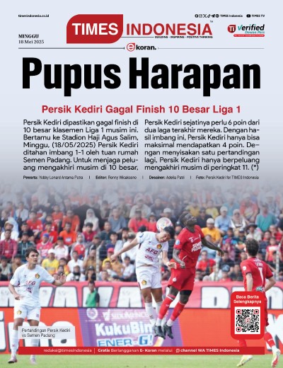 	Edisi Minggu, 18 Mei 2025: E-Koran, Bacaan Positif Masyarakat 5.0