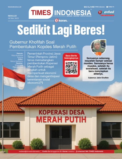 	Edisi Minggu, 18 Mei 2025: E-Koran, Bacaan Positif Masyarakat 5.0
