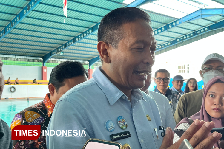 Wali Kota Malang, Wahyu Hidayat saat ditemui awak media. (Foto: Rizky Kurniawan Pratama/TIMES Indonesia)