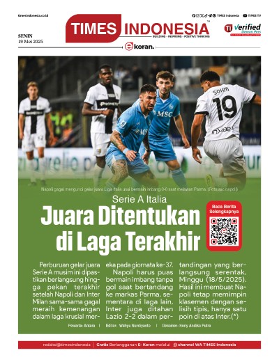 Edisi Senin, 19 Mei 2025: E-Koran, Bacaan Positif Masyarakat 5.0