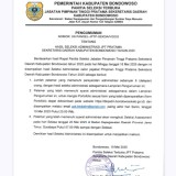 Berikut Daftar Calon Sekda Bondowoso yang Lolos Administrasi