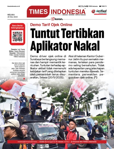 Edisi Selasa, 20 Mei 2025: E-Koran, Bacaan Positif Masyarakat 5.0