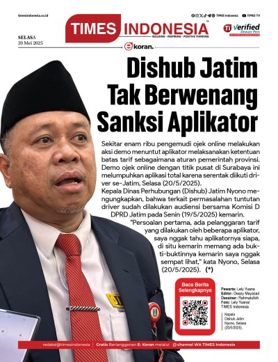 Edisi Selasa, 20 Mei 2025: E-Koran, Bacaan Positif Masyarakat 5.0