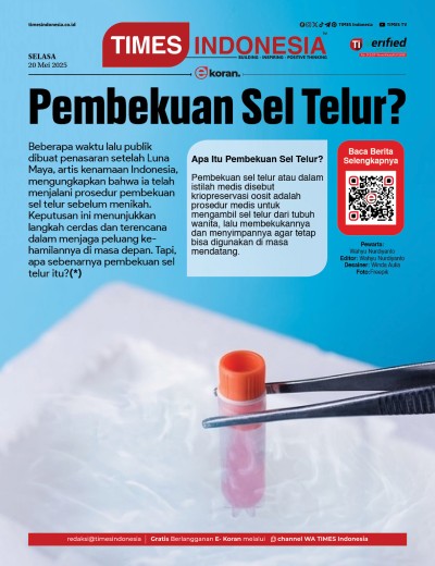 Edisi Selasa, 20 Mei 2025: E-Koran, Bacaan Positif Masyarakat 5.0