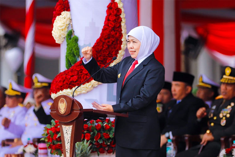 Harkitnas 2025, Gubernur Khofifah Ajak Masyarakat Bangkit Hadapi Ekonomi Global