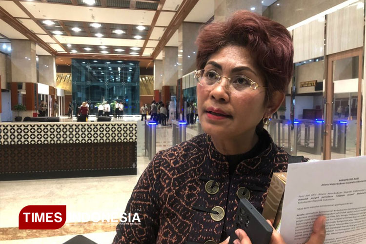 Anggota komisi X DPR Mercy Barends. (FOTO: Rafyq Panjaitan/TIMES Indonesia)
