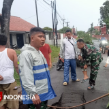 Bahu Jalan Amblas, Akses Penghubung Dua Desa di Majalengka Terputus