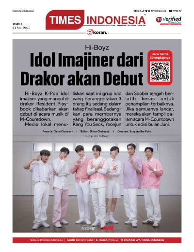 Edisi Rabu, 21 Mei 2025: E-Koran, Bacaan Positif Masyarakat 5.0