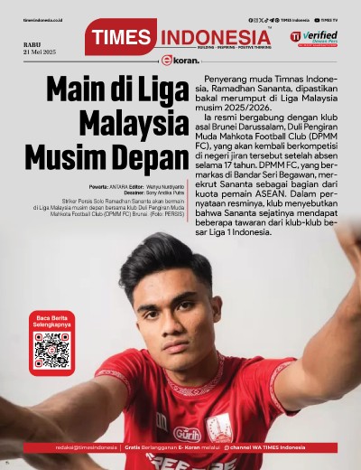Edisi Rabu, 21 Mei 2025: E-Koran, Bacaan Positif Masyarakat 5.0