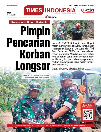 Edisi Rabu, 21 Mei 2025: E-Koran, Bacaan Positif Masyarakat 5.0
