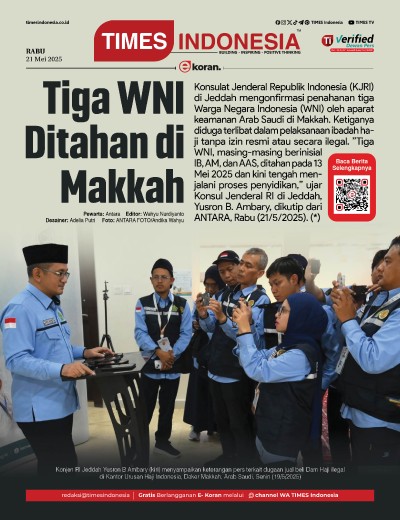 Edisi Rabu, 21 Mei 2025: E-Koran, Bacaan Positif Masyarakat 5.0