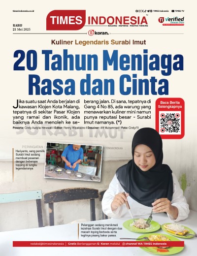 Edisi Rabu, 21 Mei 2025: E-Koran, Bacaan Positif Masyarakat 5.0