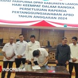 Setujui Raperda Pertanggungjawaban Pelaksanaan APBD 2024, DPRD Lamongan Beri Saran Ini