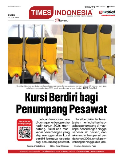 Edisi Kamis, 22 Mei 2025: E-Koran, Bacaan Positif Masyarakat 5.0